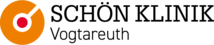 Logo der Schön Klinik Vogtareuth mit orange-rotem Symbol und Schriftzug